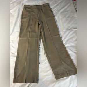NWOT Wide leg high waist linen pants